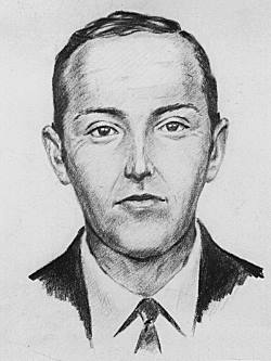 FBI composite sketch of suspect Dan Cooper from November 30, 1971.